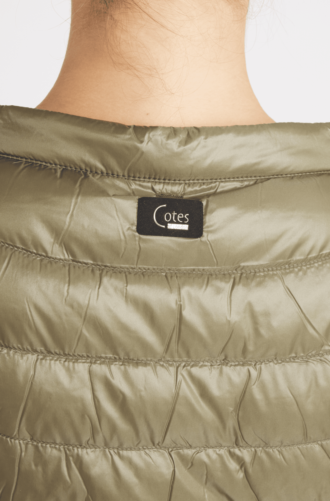 The St Ives | Down Vest | Olive - Cotes of London
