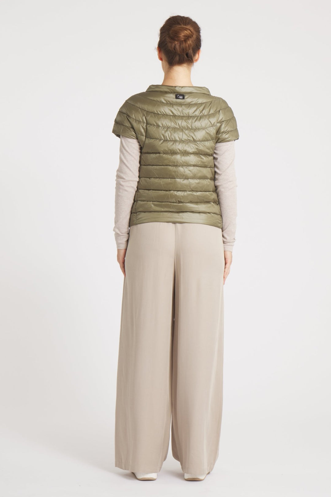 The St Ives | Down Vest | Olive - Cotes of London