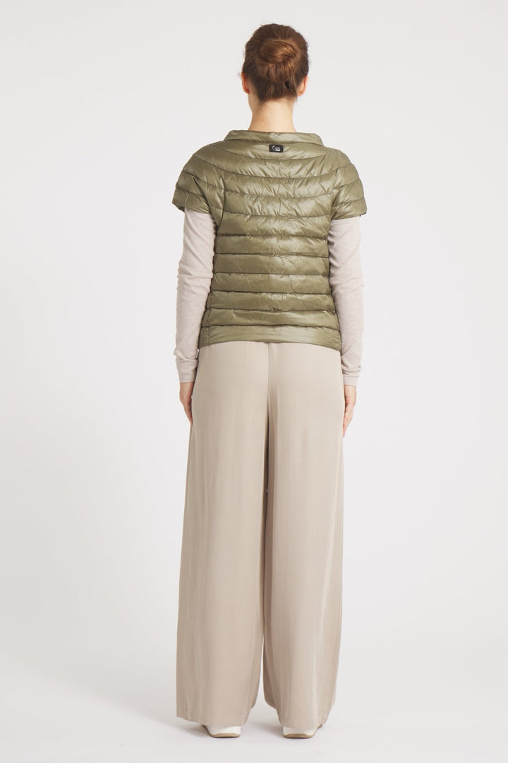 The St Ives | Down Vest | Olive - Cotes of London