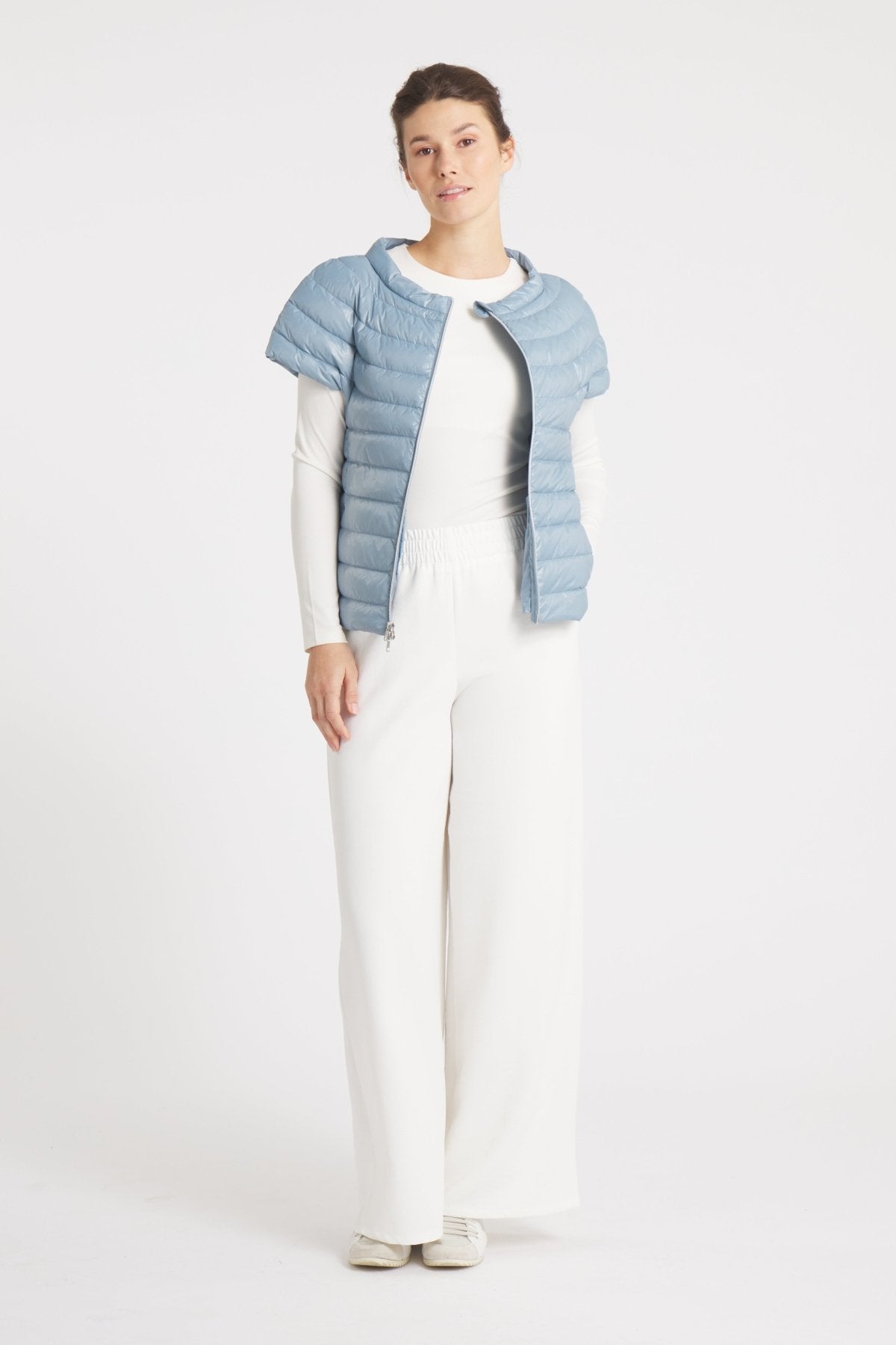 Short Sleeve Down Jackets | The St Ives | Cotes of London Short Sleeve Down Jackets | The St Ives | Cotes of London
