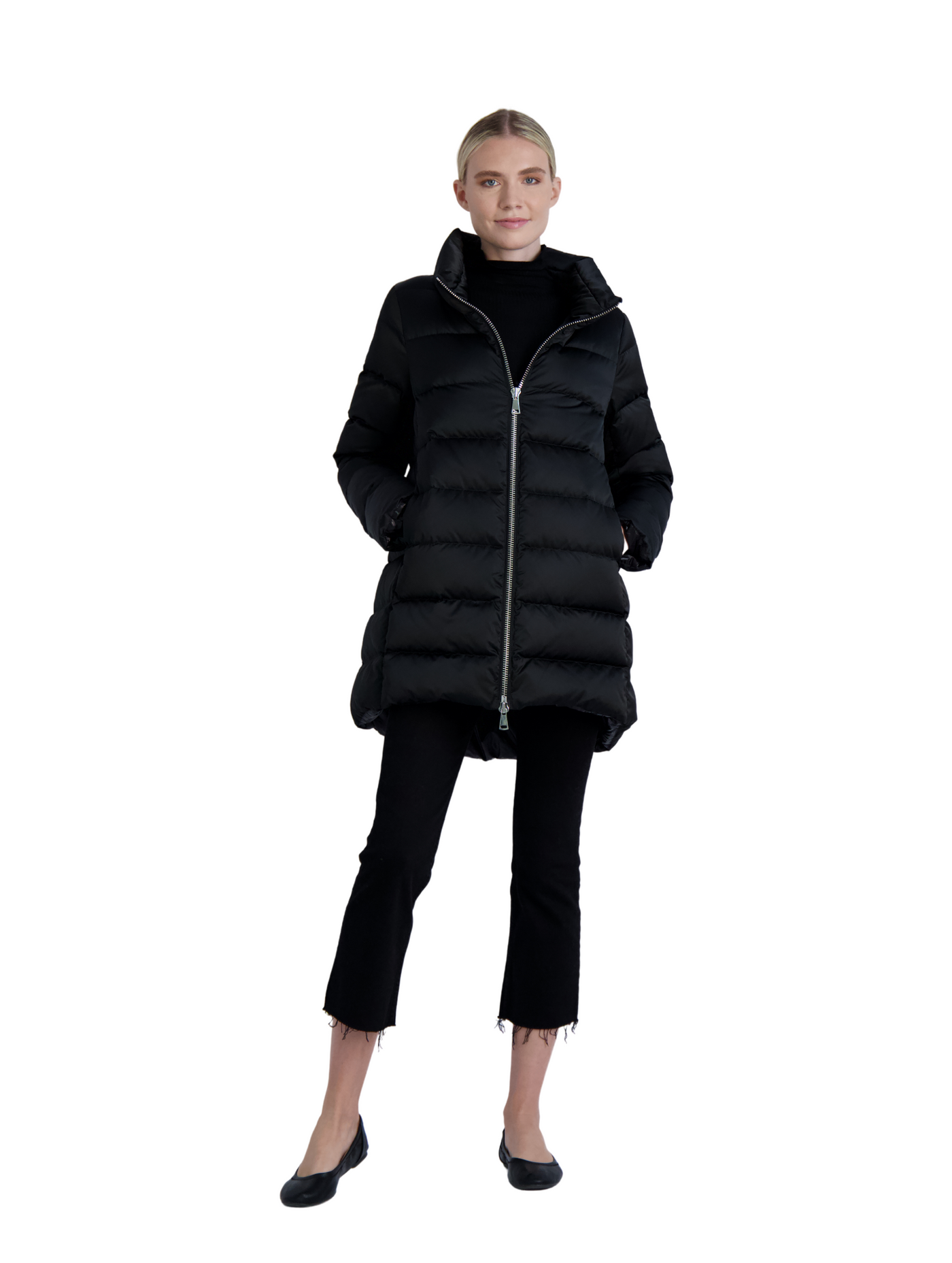 The Dorchester Down Coat with Chunky Zipper