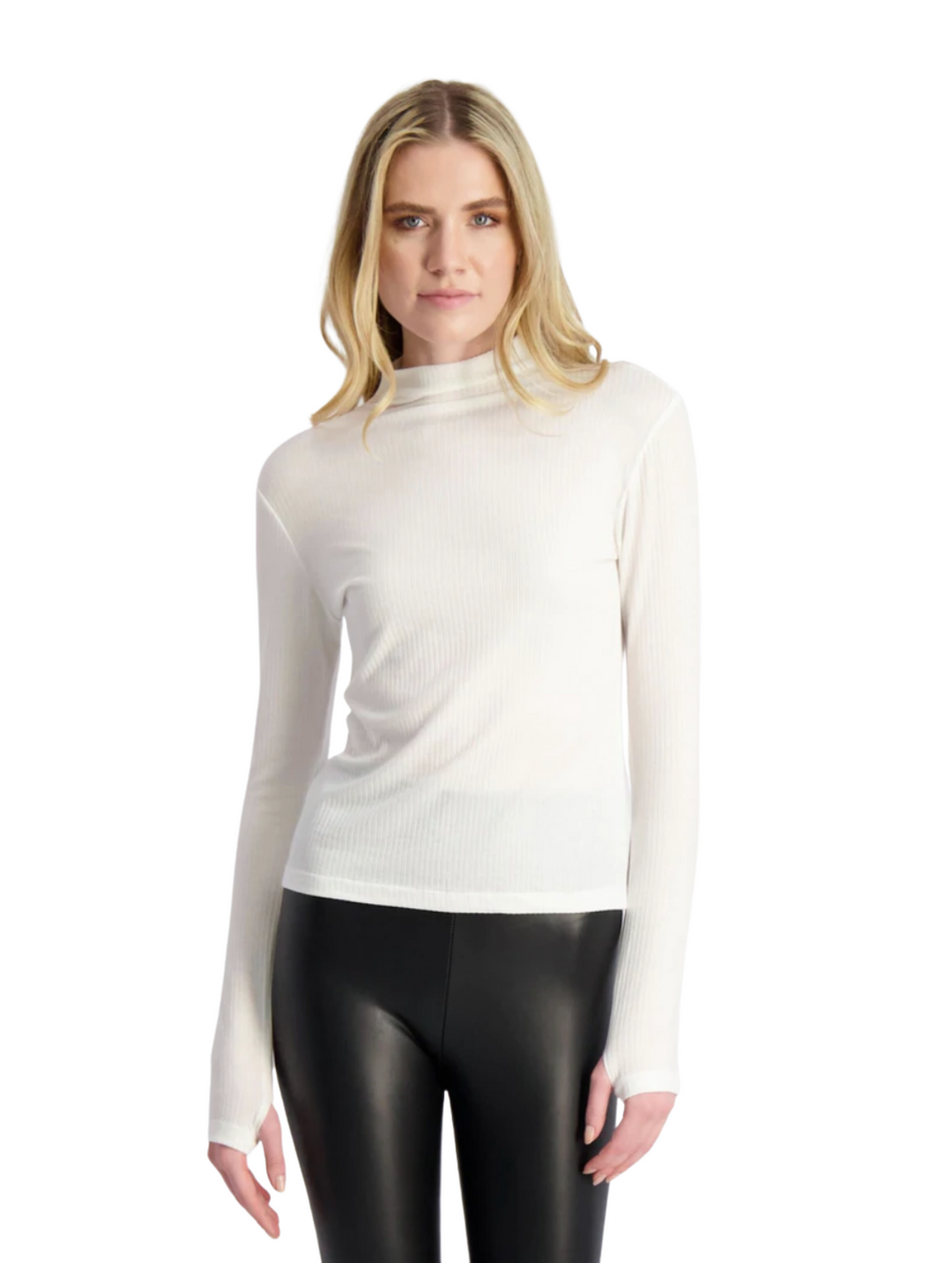 The Ludlow Long Sleeve - Eco CHIC Mock Neck Top - Final Sale Cotes of London