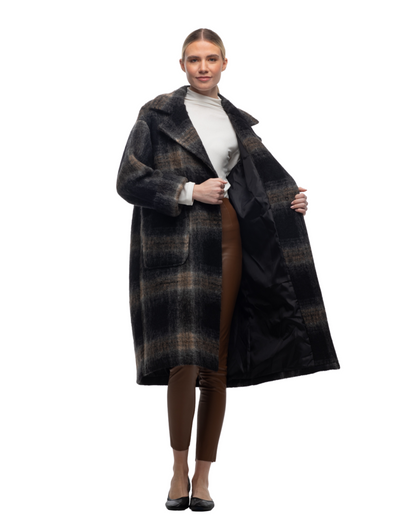 The Edinburgh - Italian Made Wool Rich Coat- FINAL SALE/NO RETURNS/NO EXCHANGES