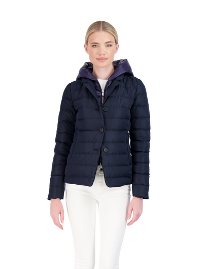The Devon 2-1 Down Jacket with removable hood - Warehouse 60% Sale, Final sale, no exchanges or returns Cotes of London