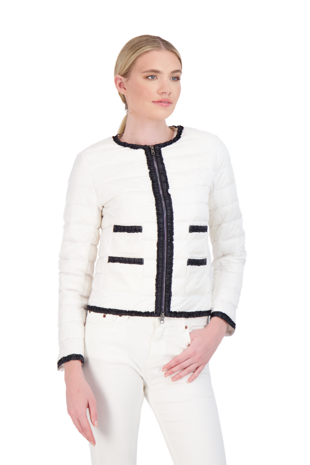 The Buckingham Down Jacket Cotes of London
#color_ivory