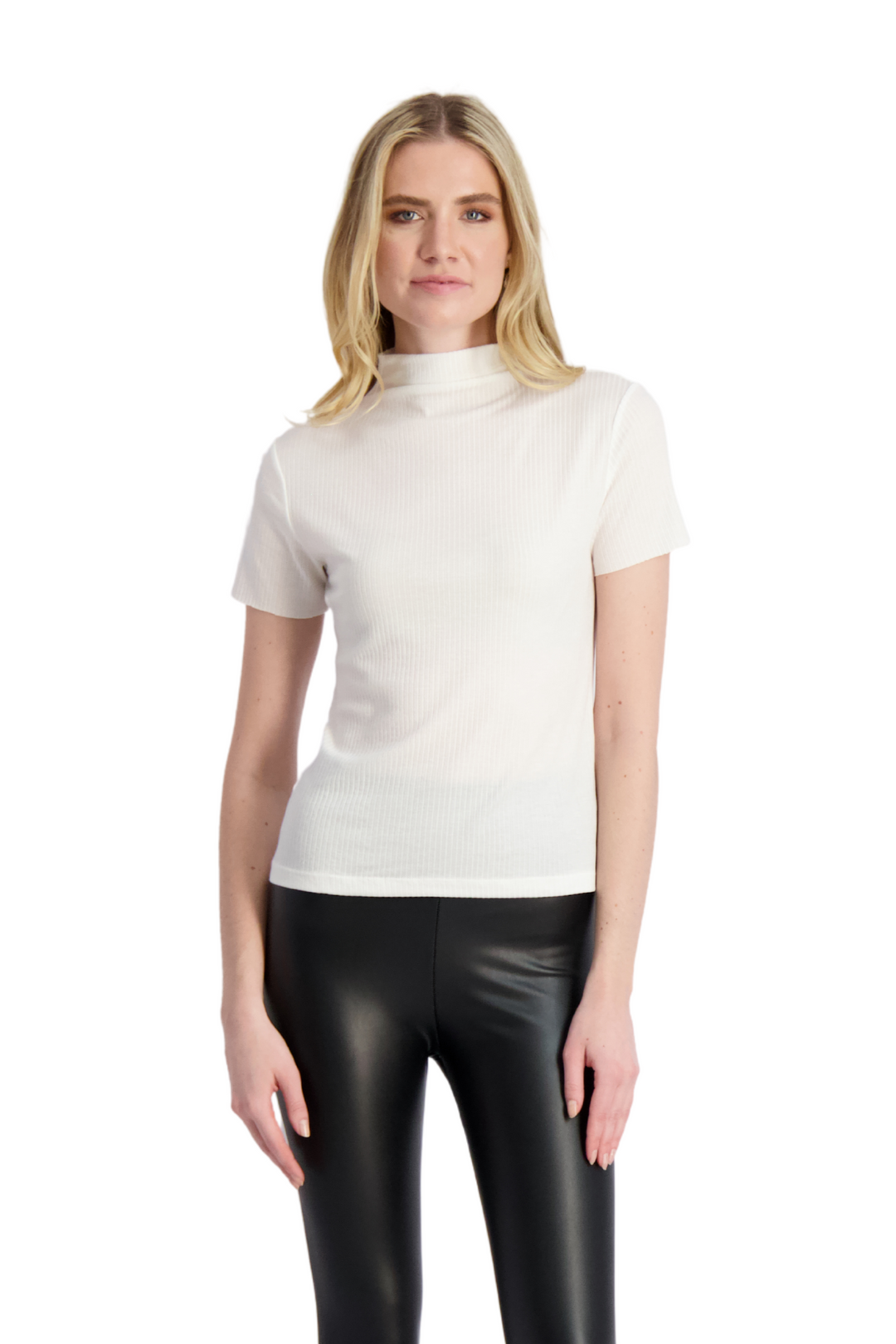 The Ludlow Short Sleeve - Eco CHIC Mock Neck Top - Final Sale Cotes of London