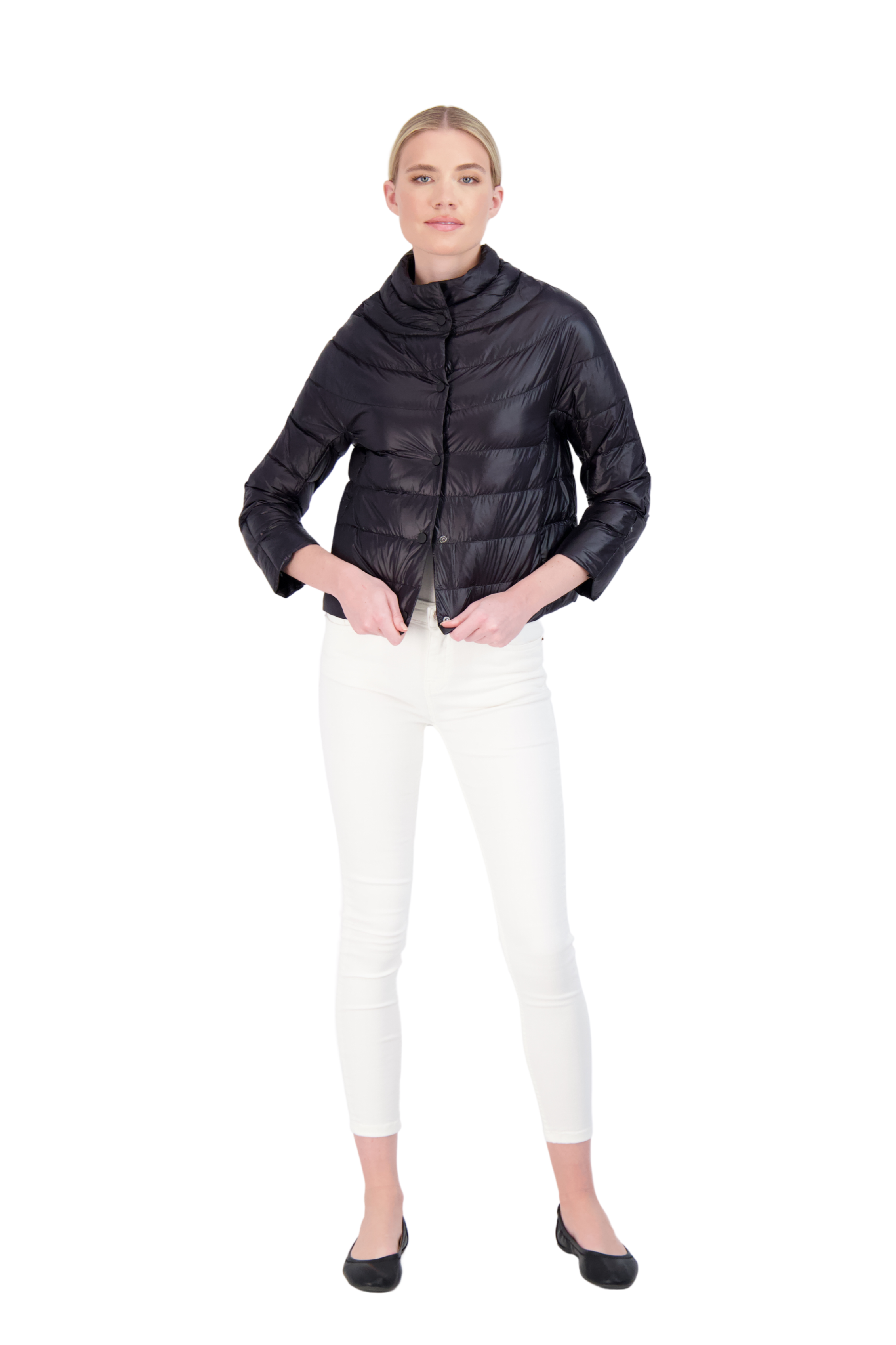 Three quarter sleeve sales jackets