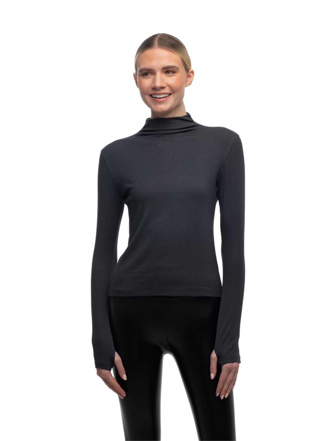 The Ludlow Long Sleeve - Eco CHIC Mock Neck Top - Final Sale Cotes of London