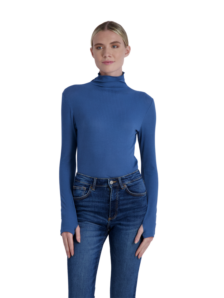 The Ludlow Long Sleeve - Eco CHIC Mock Neck Top - Final Sale Cotes of London