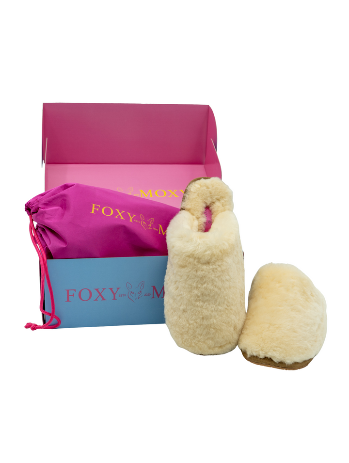 The Coco - Wool Slipper by Foxy Moxys - FINAL SALE Cotes of London