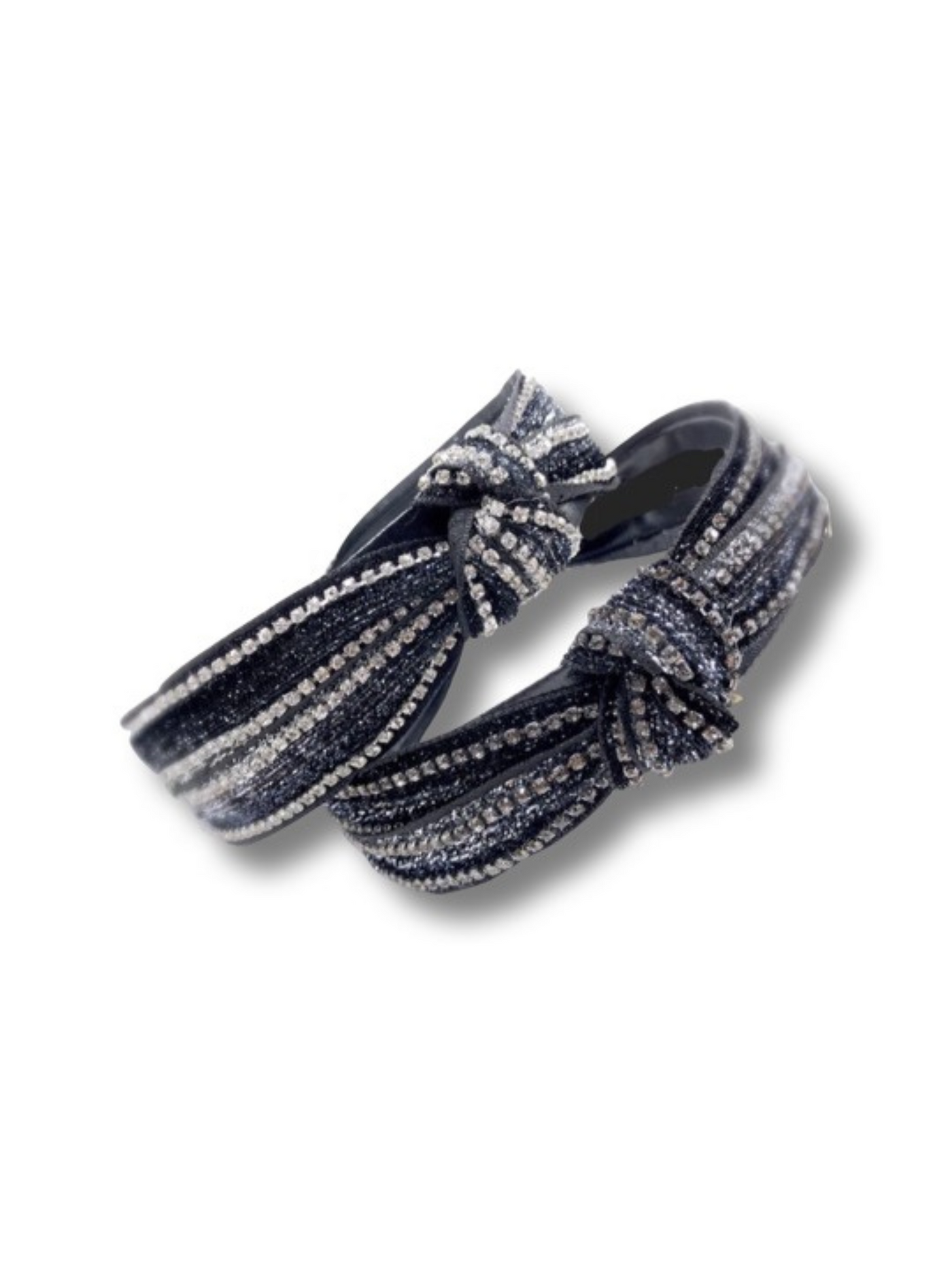 The Kenzie - Knotted Crystal Headband Cotes of London