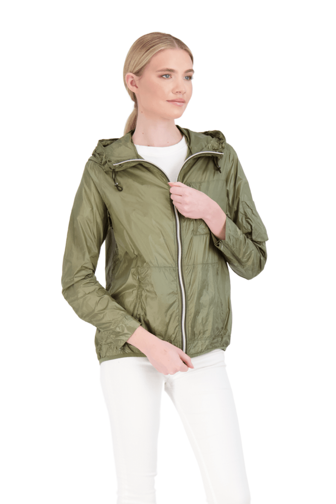 The Derbyshire | Lightweight wind breaker | Olive - Cotes of London