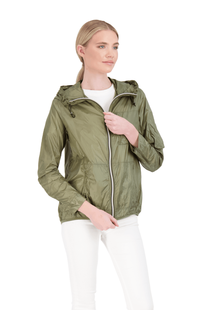 The Derbyshire | Lightweight wind breaker | Olive - Cotes of London